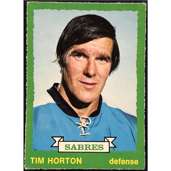 1973-74 O-PEE-CHEE NHL TIM HORTON (HOF)
