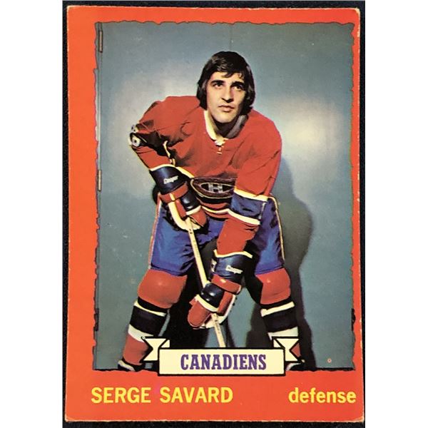 1973-74 O-PEE-CHEE NHL SERGE SAVARD (HOF)