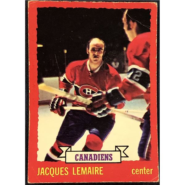 1973-74 O-PEE-CHEE NHL JACQUES LEMAIRE (HOF)