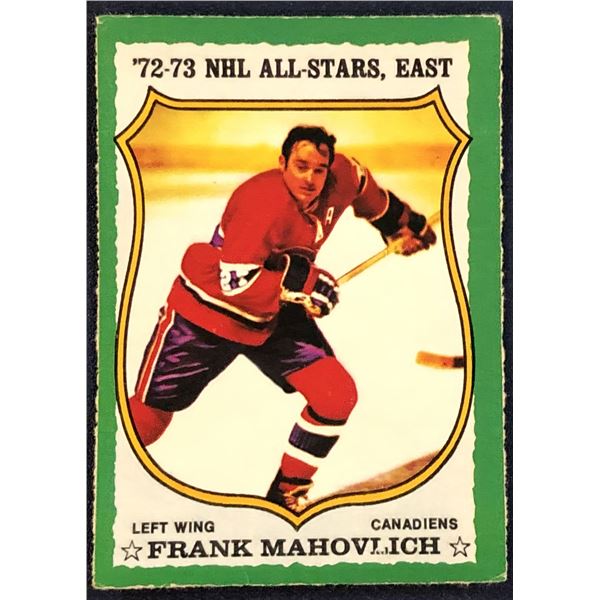 1973-74 O-PEE-CHEE NHL FRANK MAHOVLICH (HOF)