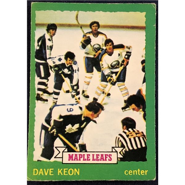 1973-74 O-PEE-CHEE NHL DAVE KEON (HOF)