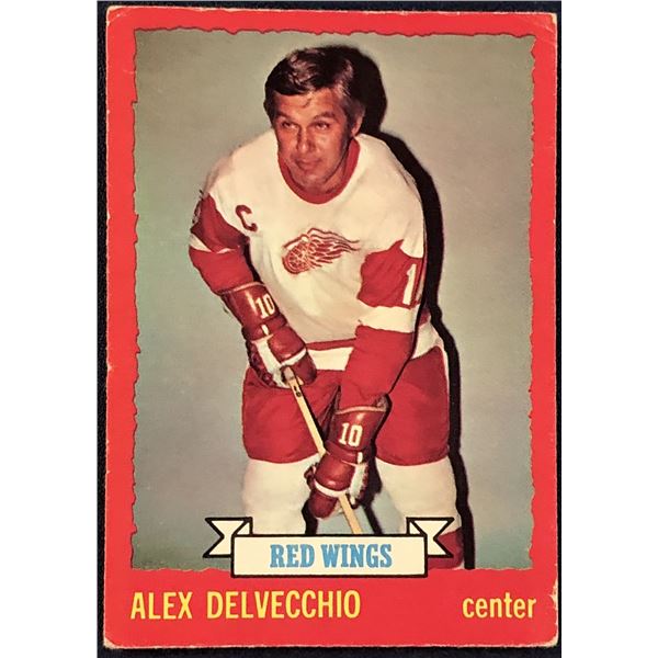 1973-74 O-PEE-CHEE NHL ALEX DELVECCHIO (HOF)