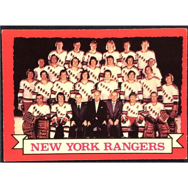 1973-74 O-PEE-CHEE NEW YORK RANGERS
