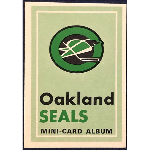 1969-70 O-PEE-CHEE NHL MINI CARD ALBUM - OAKLAND SEALS