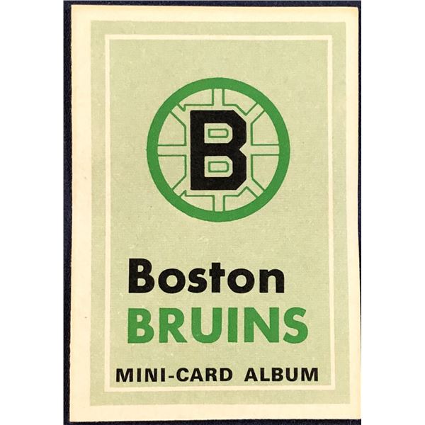 1969-70 O-PEE-CHEE NHL MINI CARD ALBUM - BOSTON BRUINS