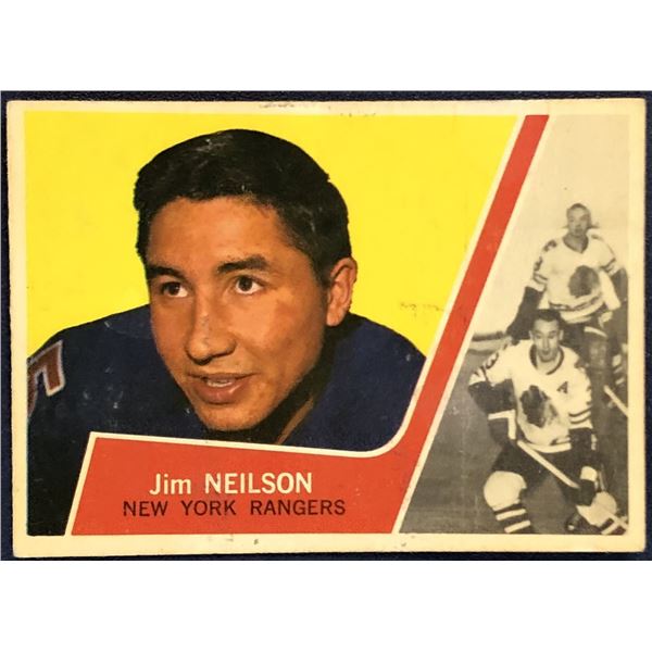 1963-64 O-PEE-CHEE JIM NEILSON ROOKIE CARD