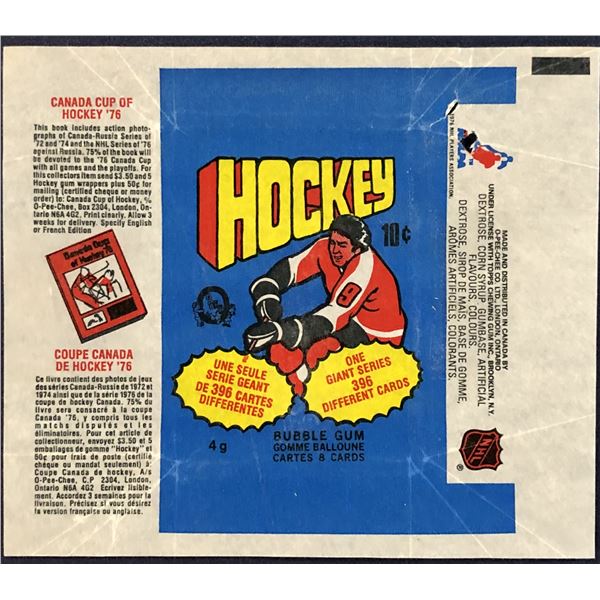1976-77 O-PEE-CHEE NHL HOCKEY WRAPPER