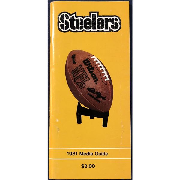 PITTSBURGH STEELERS 1981 MEDIA GUIDE