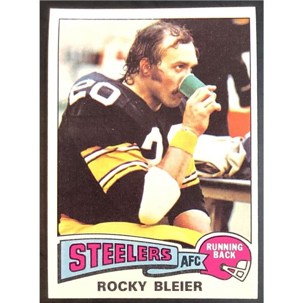 1975 TOPPS ROCKY BLEIER (HOF) ROOKIE CARD