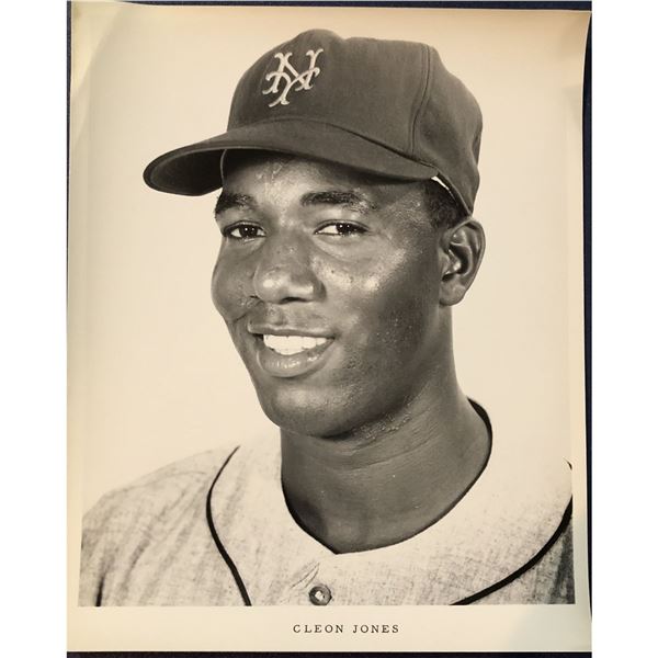 NEW YORK METS PUBLICITY GLOSSY - CLEON JONES