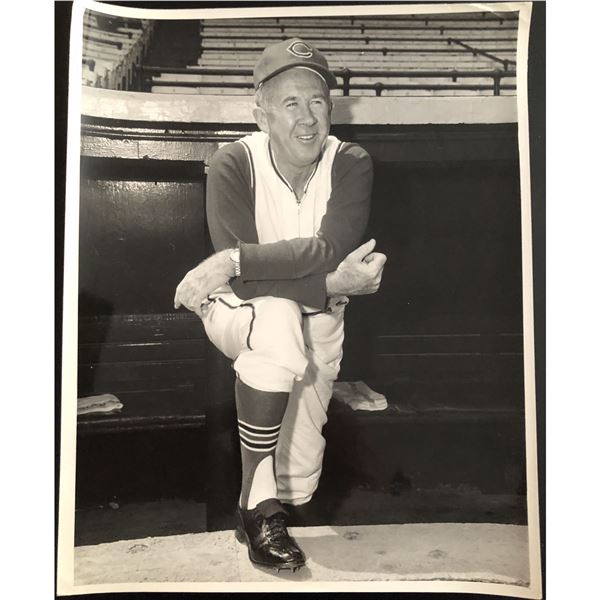 1966 CLEVELAND INDIANS 8"x10" PUBLICITY PHOTO - BIRDIE TEBBETTS