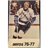 Image 1 : 1976-77 WHA HOUSTON AEROS MEDIA GUIDE