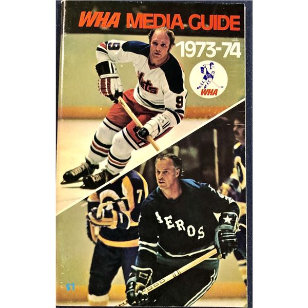 1973-74 WORLD HOCKEY ASSOCIATION MEDIA GUIDE