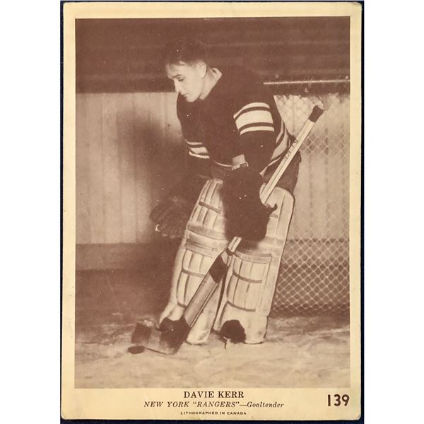 1940-41 O-PEE-CHEE V301-2 DAVIE KERR