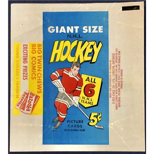1964-65 O-PEE-CHEE HOCKEY WRAPPER