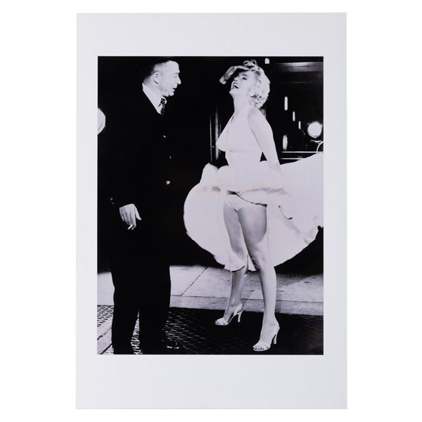 A Marilyn Monroe & Billy Wilder Photo Print by Frank Worth.