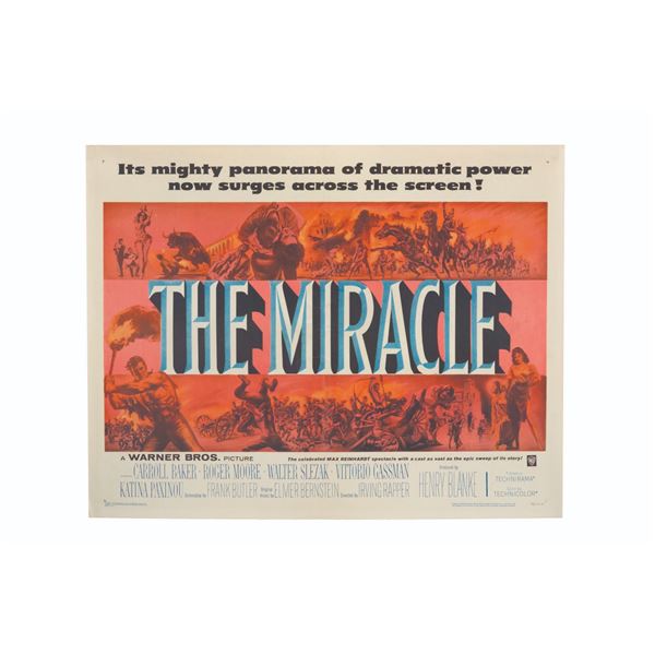 A  "The Miracle " Half-Sheet.