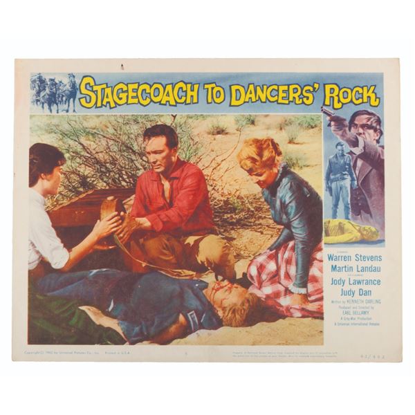 A  "Stagecoach to Dancer’s Rock " Lobby Card.