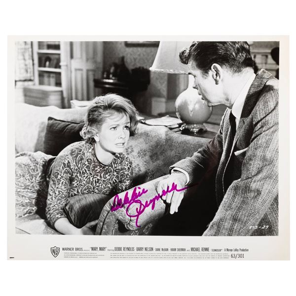 A Debbie Reynolds Signed "Mary, Mary " Publicity Photo.