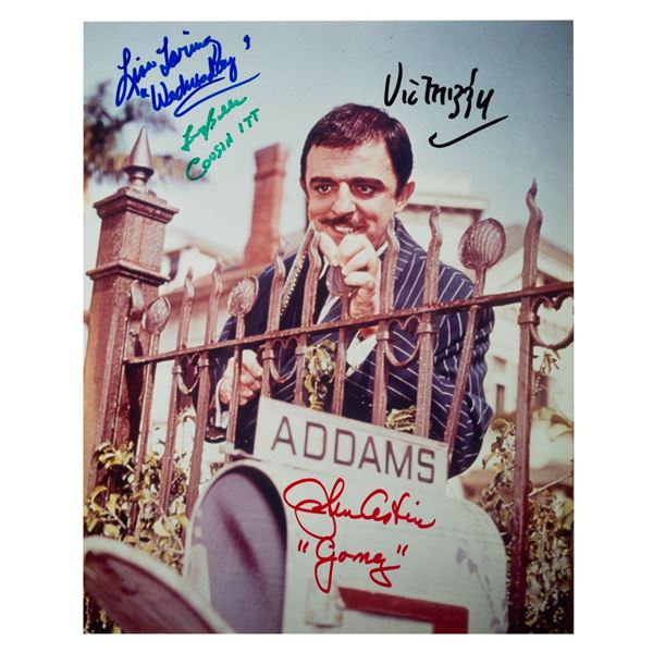 A Multi-Signed  "The Addams Family " Publicity Photo.