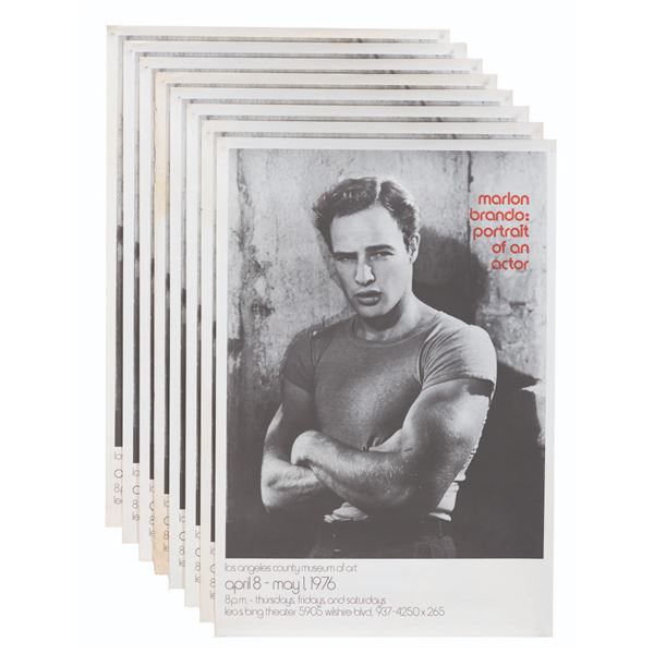 Marlon Brando LACMA 1976 Exhibit Posters.