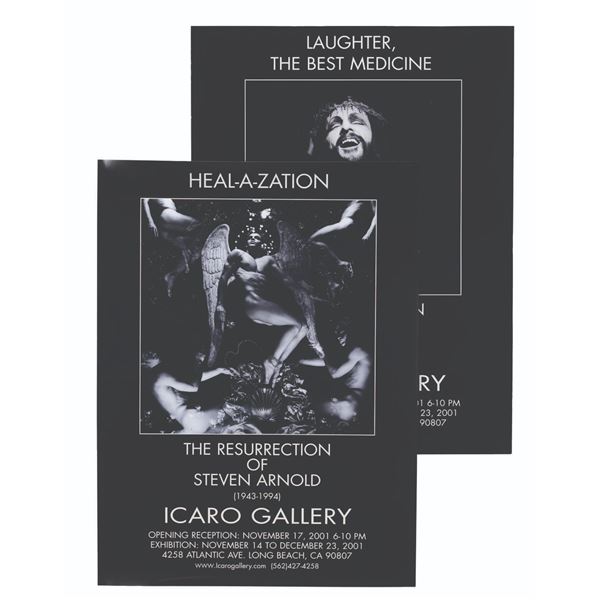A Pair of Steven Arnold Art Exhibit Posters.