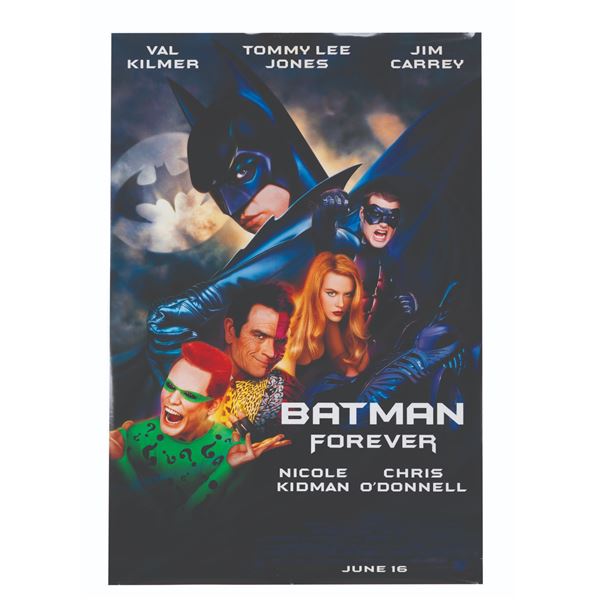 A  "Batman Forever " One-Sheet.