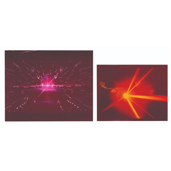 A Pair of Large Photos From "Star Trek: The Motion Picture " Ad Development.