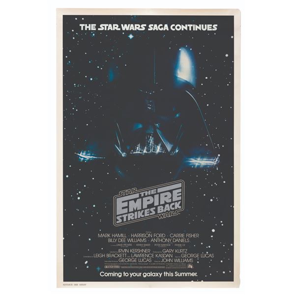 A "The Empire Strikes Back " Advance One-Sheet.