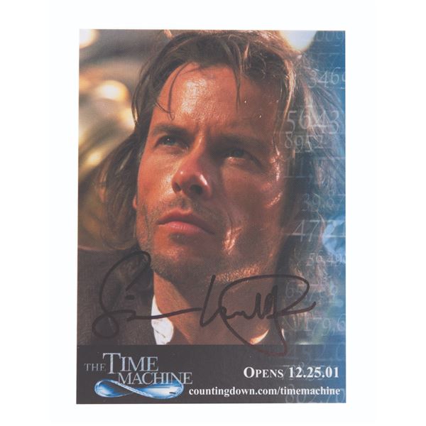 A  "The Time Machine " Signed Trading Card.