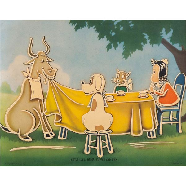 A Little Lulu Fan Card.