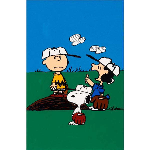 A  "Charlie Brown's All Stars" Publicity Cel.