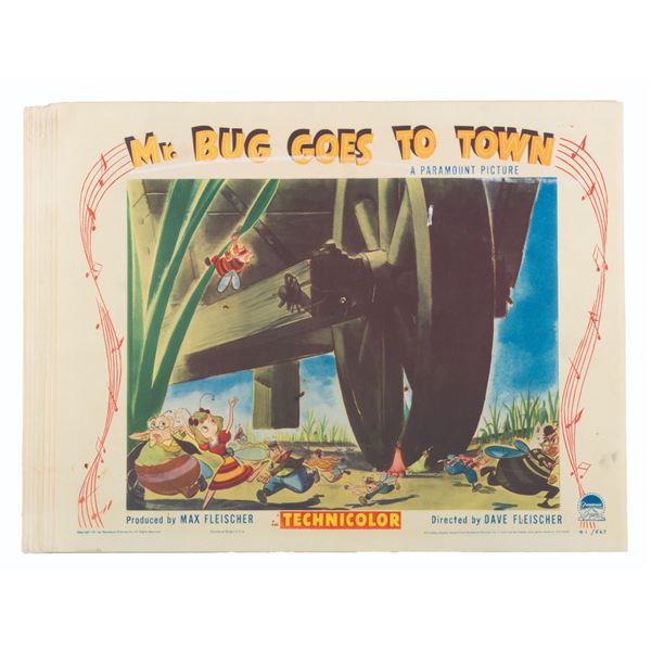 A Set of  "Mr. Bug Goes to Town" Lobby Cards.