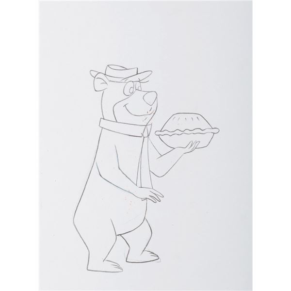 A Yogi Bear Production Drawing.