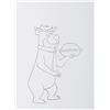 Image 1 : A Yogi Bear Production Drawing.