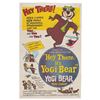 Image 1 : A "Hey There it’s Yogi Bear" One-Sheet.