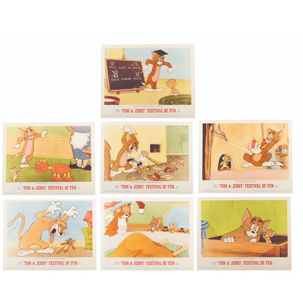 A Set of "Tom & Jerry Festival of Fun" Lobby Cards.