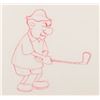 Image 3 : A Pair of "The Mr. Magoo Show " Golf Production Drawings.