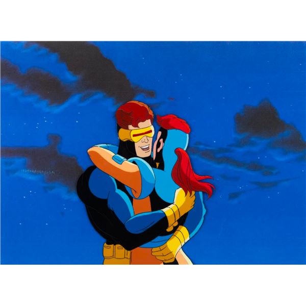 An  "X-Men " Cyclops and Jean Grey Production Cel.