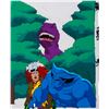 Image 4 : An  "X-Men " Animation Cel with Production Drawings.