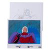 Image 1 : An  "X-Men " Magneto Production Cel and Model Drawing.