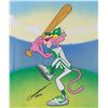 Image 1 : A Limited Edition Pink Panther Baseball Cel.