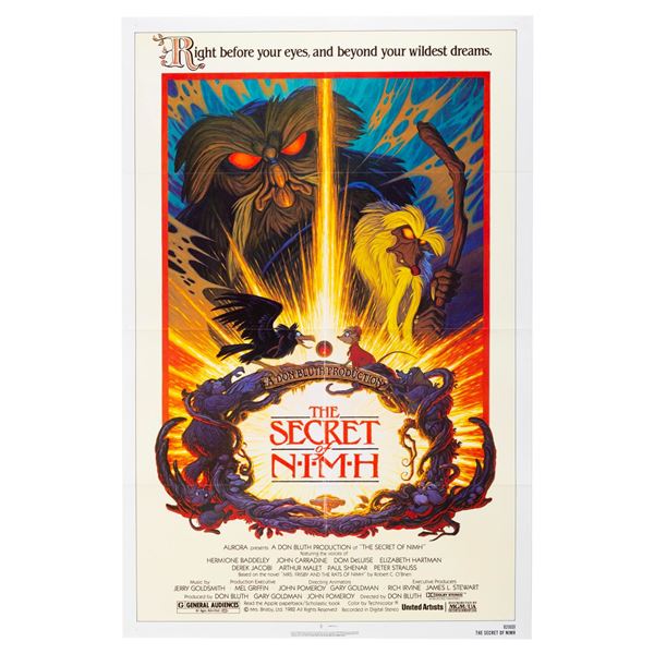 A "The Secret of NIMH " One-Sheet.