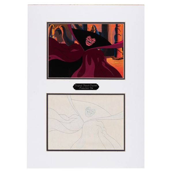 A  "Pinocchio and the Emperor of the Night " Production Cel and Drawing.