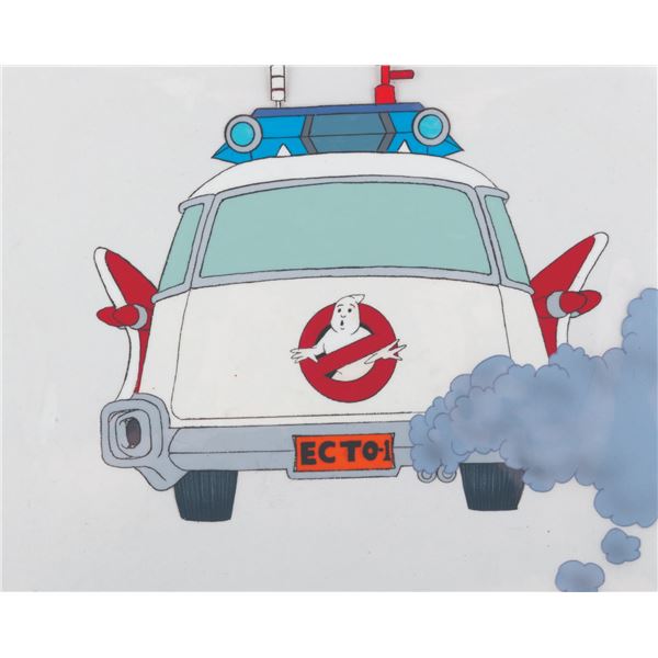A  "The Real Ghostbusters " Ecto-1 Production Cel.