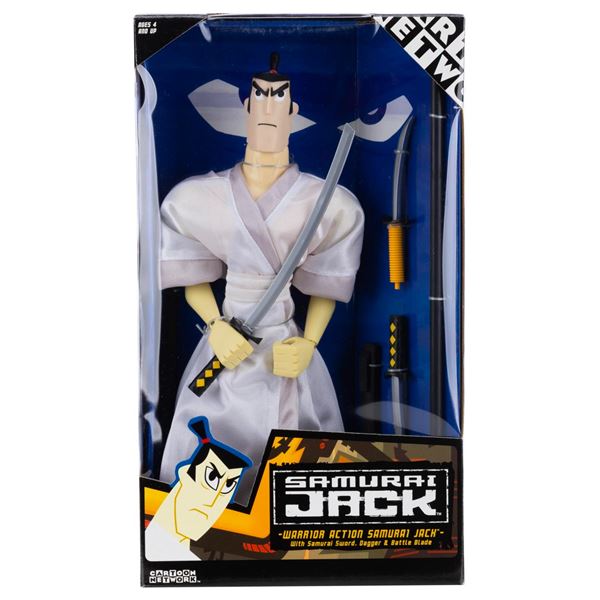 A  "Samurai Jack " Action Figure.