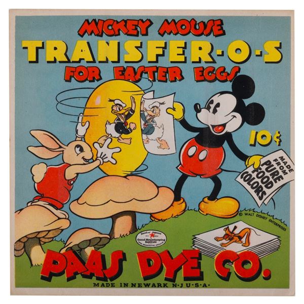 A Pack of Mickey Mouse Transfer-O-s for Easter Eggs.