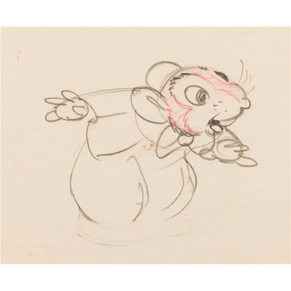 A  "The Flying Mouse " Production Drawing.