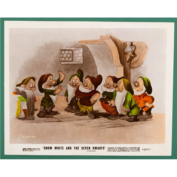A  "Snow White and the Seven Dwarfs " Publicity Photo.