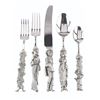 Image 3 : A Set of Snow White Dinnerware by Seagull Pewter.